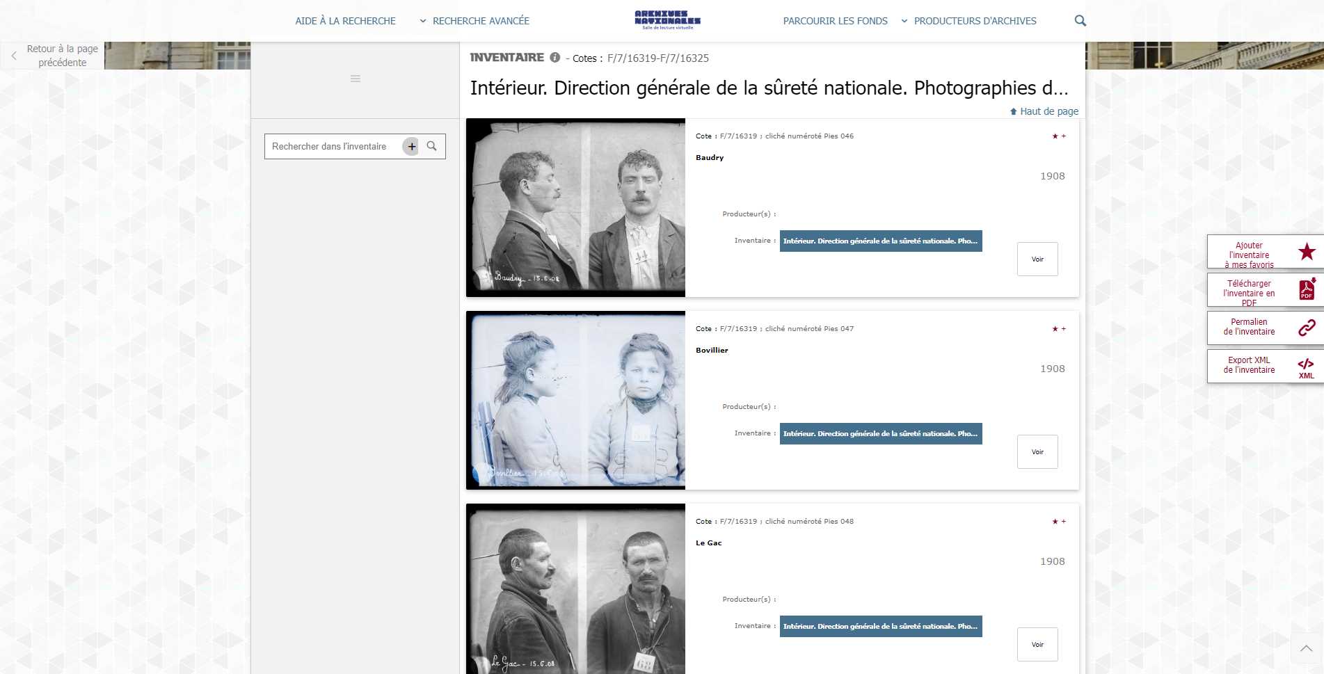 Des fonds photographiques mis en ligne par les Archives nationales