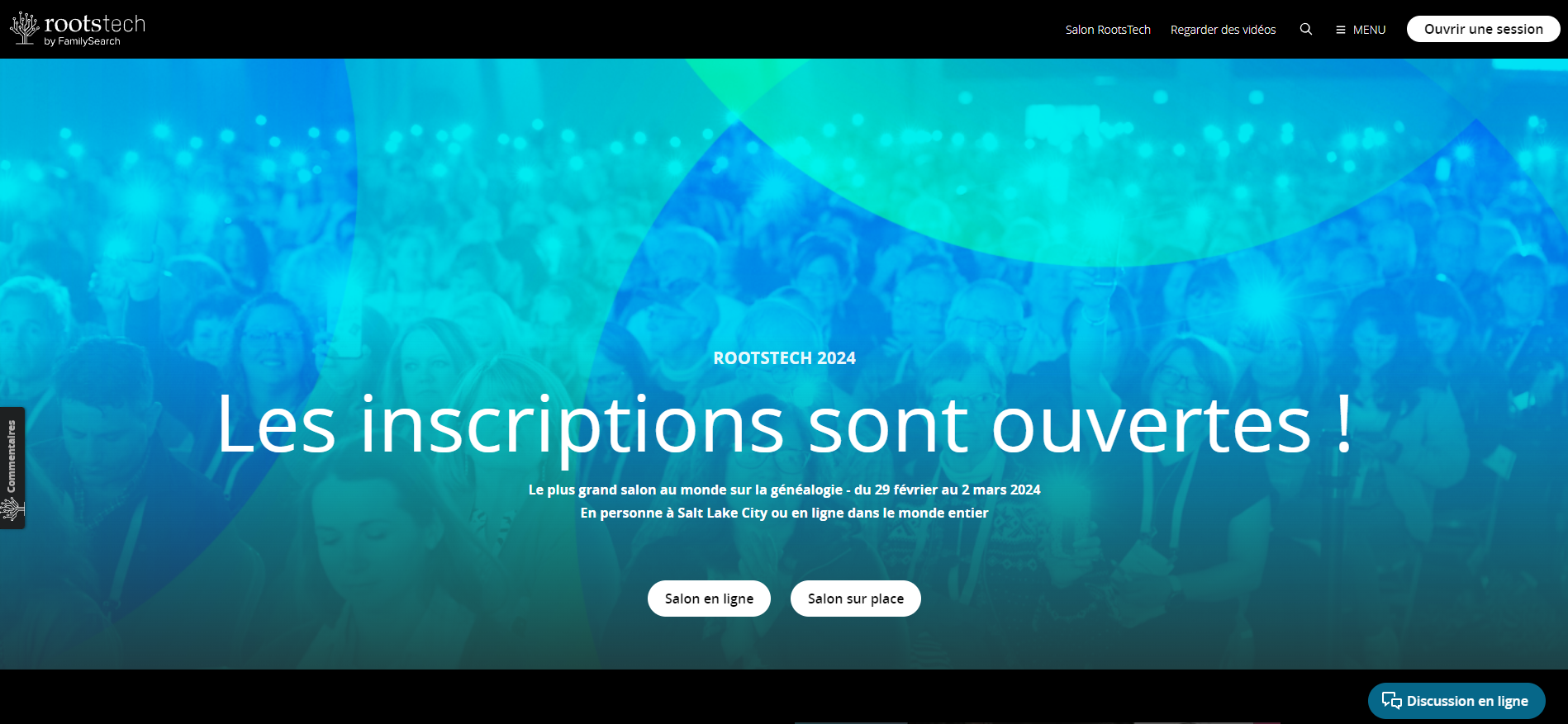 Ouverture des inscriptions à Rootstech 2024 La Revue française de