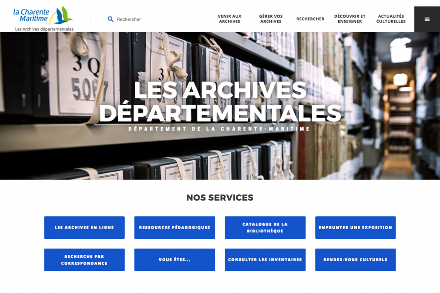 Département de la Charente-Maritime, service public